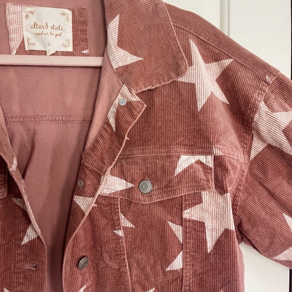 Star Patterned Corduroy Jacket - Picture 3 of 6